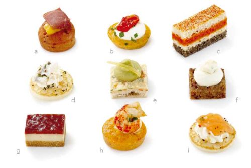 canapés para bodas y celebraciones