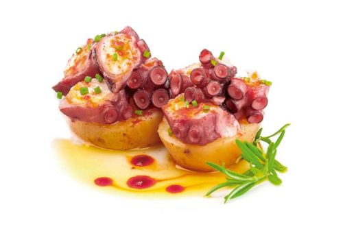 tapa de pulpo  para hostelería